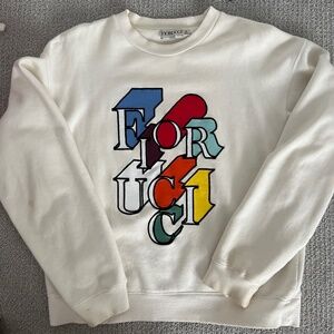 White Fiorucci Sweatshirt